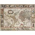 Puzzle Adulte : Ancienne Carte du Monde de 1650 2000 Pieces - Collection Planisphère - Géographique - Pays-0