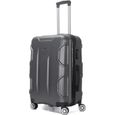 Valise Moyenne 4 Roues 65cm ABS Rigide - Palace - Superfly (Gris anthracite)-0