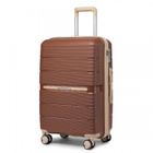 BRITISH TRAVELLER Valise Grande Taille - Trolley - 76x50x31cm - Polypropylène - 4 Roulettes - Serrure TSA