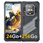 CUBOT Kingkong Star Smartphone Robuste 12Go+256Go 10600mAh(33W)Android 13, 6.8"FHD+,100MP+32MP, Nocturne Vision 20MP, Étanche,Rouge