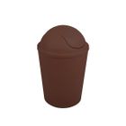 MSV Poubelle à bascule PP AKO 5,5L Chocolat