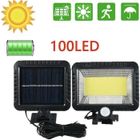 Lampe solaire extérieure - SINSEN - 100 LED - Détecteur de mouvement - IP65 étanche