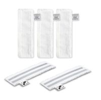 Lot de 5 Bonnettes Microfibre compatible Karcher Easy Fix SC2 SC3 SC4 SC5,Lingettes Remplacement pour Nettoyeurs Vapeur,Serpillères