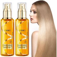 Lot de 2 huiles hydratantes pour cheveux - Contient de l'huile d'argan et de la vitamine E - Pour cheveux secs et abîmés