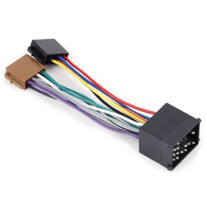 Câble Adaptateur ISO Pour Autoradio JVC - Compatible KD-R992BT, KW-X830BT, Etc. - NEUF 3 Ans Garantie