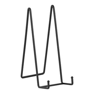 Lot De 3 Chevalets Porte-assiette Métal Noir DIDUDIDU - 6 Pouces - Neuf