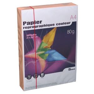 Ramette Papier Clairefontaine A4 80g - 500 Feuilles Fluo Certifié FSC