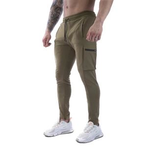 SURVÊTEMENT Pantalon cargo de sport à séchage rapide pour homme,pantalon de survêtement de jogging,pantalon de course Crossfit- green[A9099]