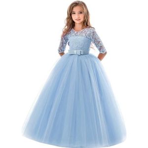 ROBE DE CÉRÉMONIE Princesse Robe Filles,Brodées Robe Ceremonie Fille