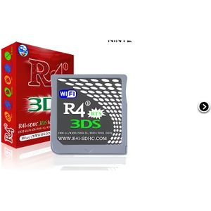 CARTE DE JEU Rouge R4i 3DS RTS