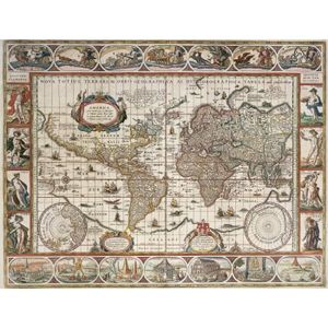 PUZZLE Puzzle Adulte : Ancienne Carte du Monde de 1650 20