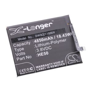 Batterie téléphone vhbw Li-Polymère batterie 4850mAh (3.8V) pour télé