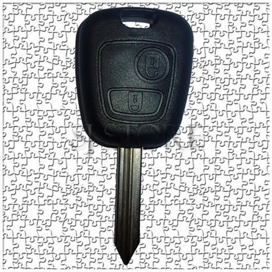Coque De Clé Télécommande Pour Peugeot 106 107 207 307 - Neuf, Avec Piles Et Boutons