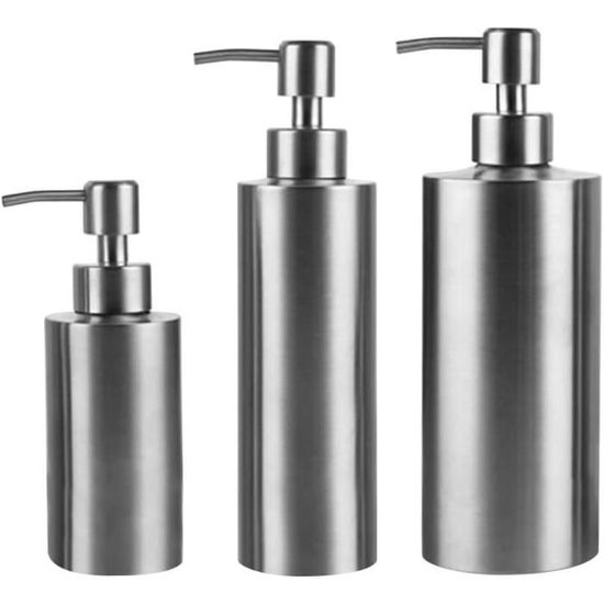 6 Flacons Pompe 300 Ml - Distributeur Savon Liquide Lotion - Avec Entonnoir Et étiquettes