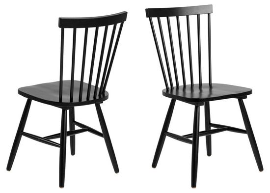chaise bois noir