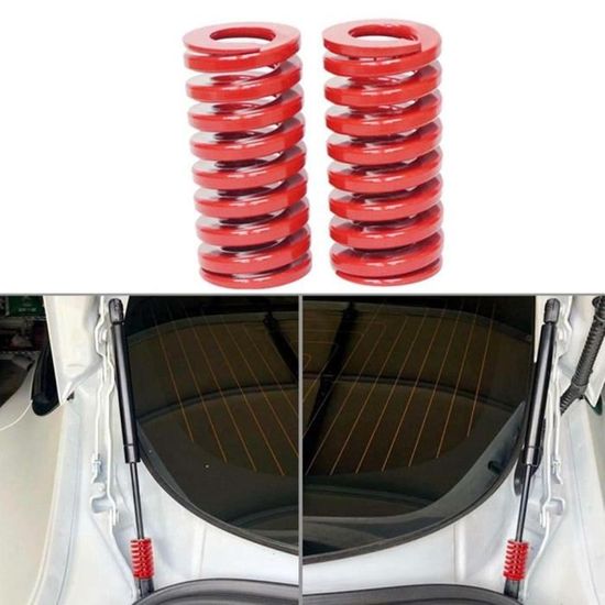 Ressort De Moule Compression Rouge - OD 10mm, ID 5mm, Longueur 30mm, Charge Moyenne, Lot De 2