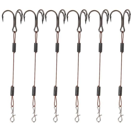 Hameçon De Pêche 100 PCS Hameçons Barbelés En 10 Tailles