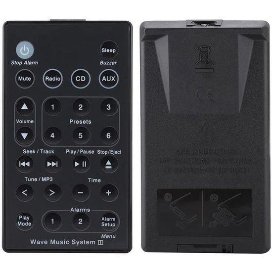 Télécommande Avancée Bose Pour Modèles 2-3.5 - Blanc - Pour Pièces (ne Fonctionne Pas)