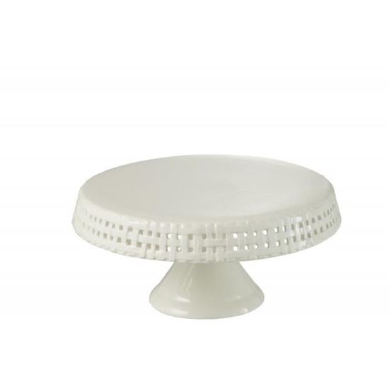 Plat Céramique Blanc Unis – Simple Et Épuré Pour Service De Table