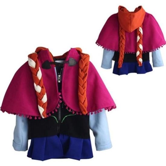 Sweat à Capuche Tunique NEXT Fille 10 Ans - Noir Coton Géométrique - Fermeture éclair