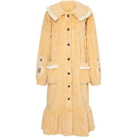 Ensemble Pyjama Femme Hiver Chaud et Polaire - GYROOR - 2 Pièces