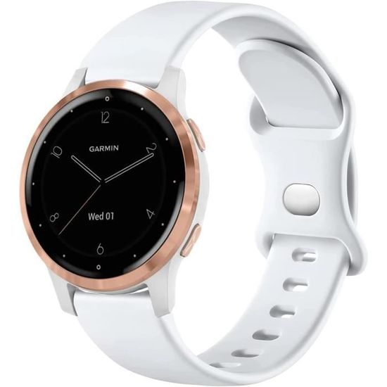 Cinturino INF Per Garmin VivoActive 4S Bianco