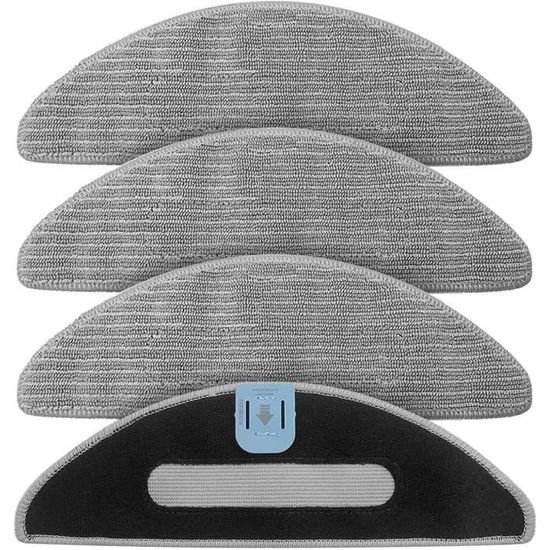 Lot De 5 Chiffons De Rechange Pour Robot Aspirateur Deebot Ozmo 920/950 - Tissu Doux Bleu, Nettoie Sans Rayer - Améliore La Performance De Nettoyage - 7