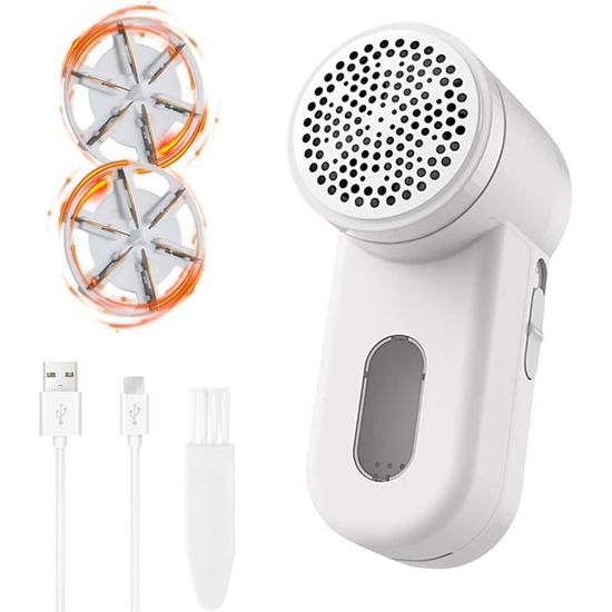 Déboulocheur électrique Rechargeable - 5 Vitesses - Lame Acier Inox - Pour Vêtements Et Tissus