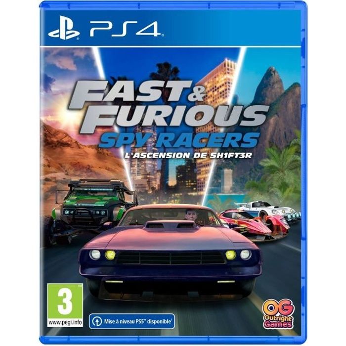 Fast & Furious : Spy Racer 'ascension de Sh1ft3r Jeu PS4