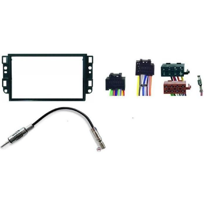 Kit Adaptateur Autoradio 2DIN Chevrolet Aveo/ Captiva/ Epica ap06 + ISO + FM avec vide-poche - KITFAC203-2 - ADNAuto