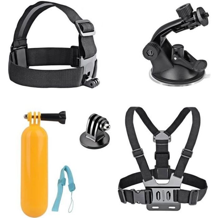 AKASO 7 in 1 caméra de sport Accessoires Bundle Kits pour AKASO EK7000/EK5000 GoPro héros Caméra de sport