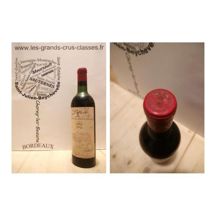 Château Mouton Rothschild 1962 - Pauillac - 1er Grand Cru Classé - 1 x 75 cl - Rouge