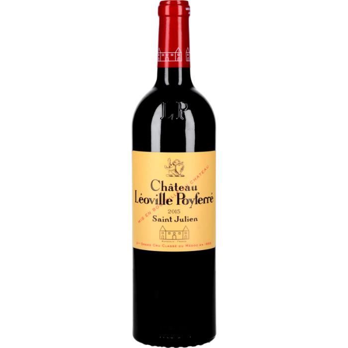 Vin Rouge - Château Léoville Poyferré 2015 - Bouteille 75cl
