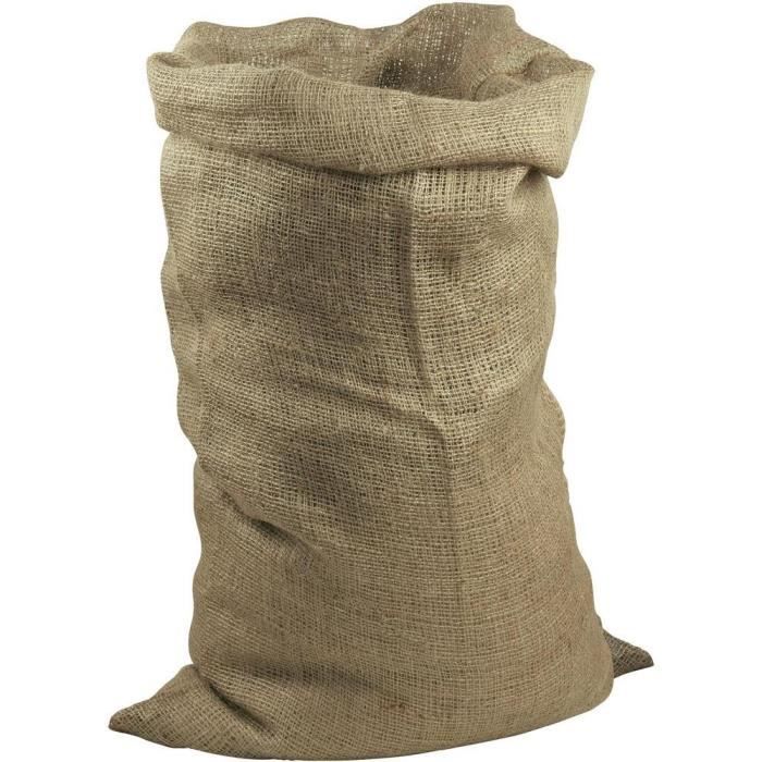 Lot de 3 sacs de jute