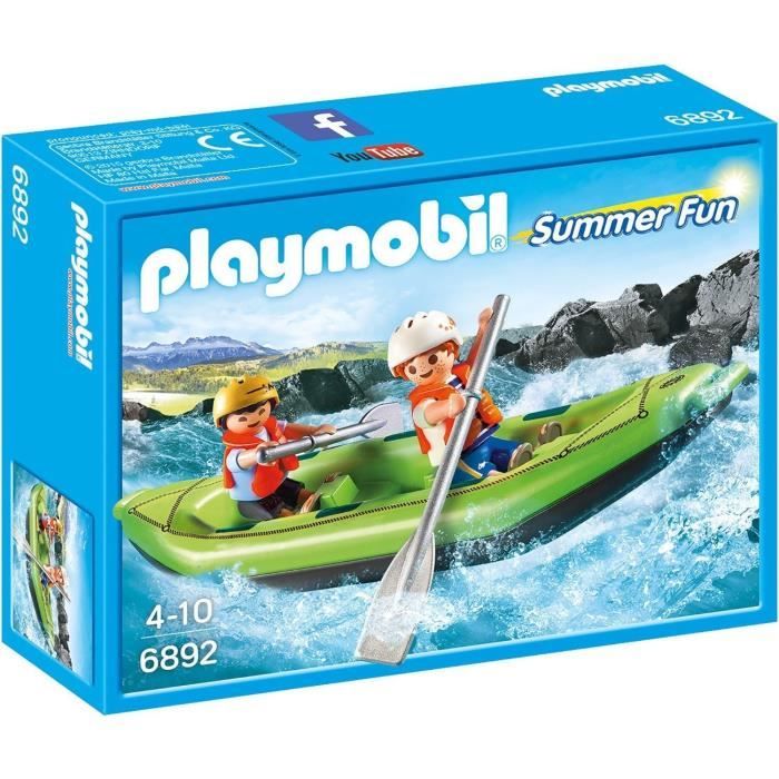 PLAYMOBIL 6892 - Summer Fun - Enfants avec Kayak Pneumatique