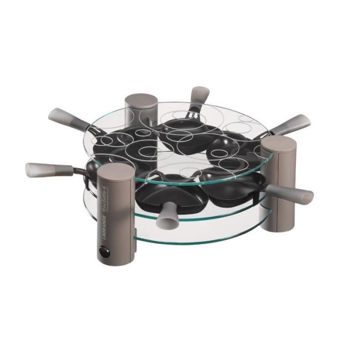 Design Verre Raclette 6 Personnes 850 Watt MAYB R 6*17927