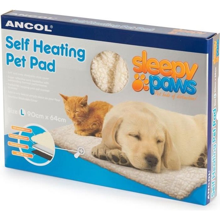 Tapis chauffant pour chiens et chats LARGE