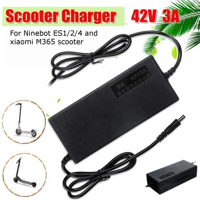 42V 3A Trottinette Prise chargeur pour Scooter Xiaomi Ninebot ES1 ES2 ES3 ES4 Accessoires EU Me35207