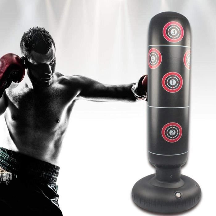Sac De Boxe De Boxe Debout Stand-Excellente Qualité Robuste Sac De Boxe/Kick Boxing/ATS Martiaux 145cm-nior