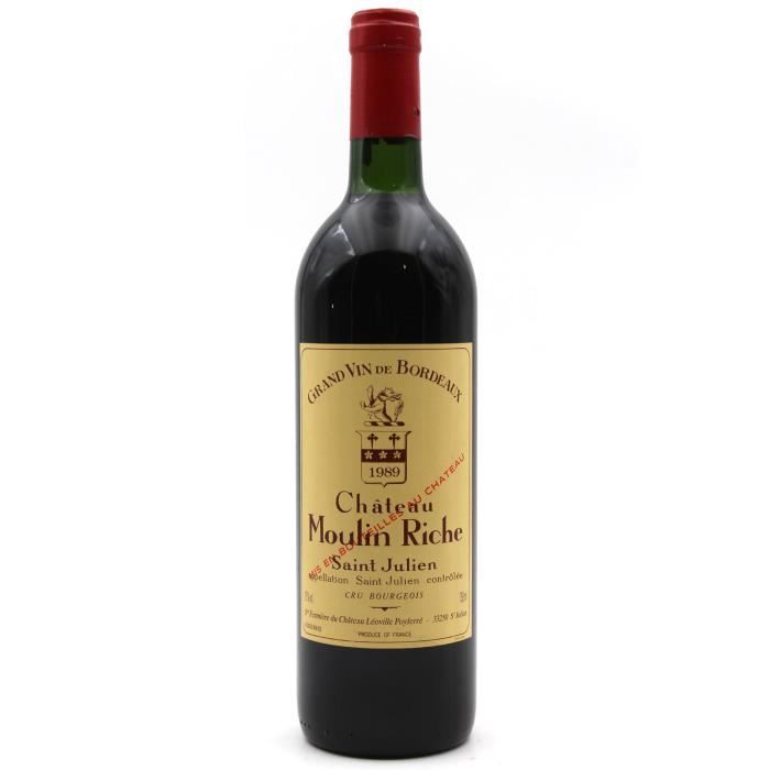 Château Moulin Riche 1989 - 75cl AOC Saint-Julien