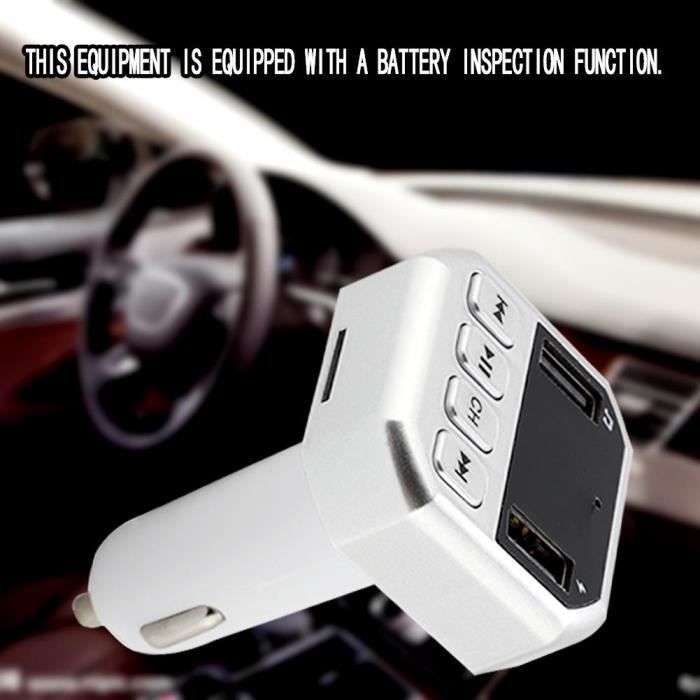 Voiture Bluetooth Transmetteur FM MP3 Lecteur Parleur Sans Fil pour Téléphone Portable