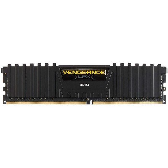CORSAIR Mémoire PC RAM - Vengeance LPX - 8Go (1x8Go) - 3000MHz - DDR4 - CAS 16 (CMK8GX4M1D3000C16)