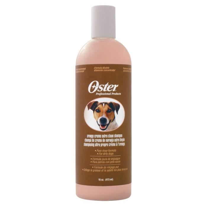 OSTER Shampooing orange crème pour chien - 473ml