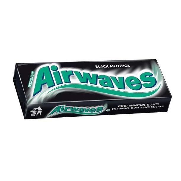 WRIGLEY'S SPEARMINT Etui 10 Dragées Black Menthol Airwaves