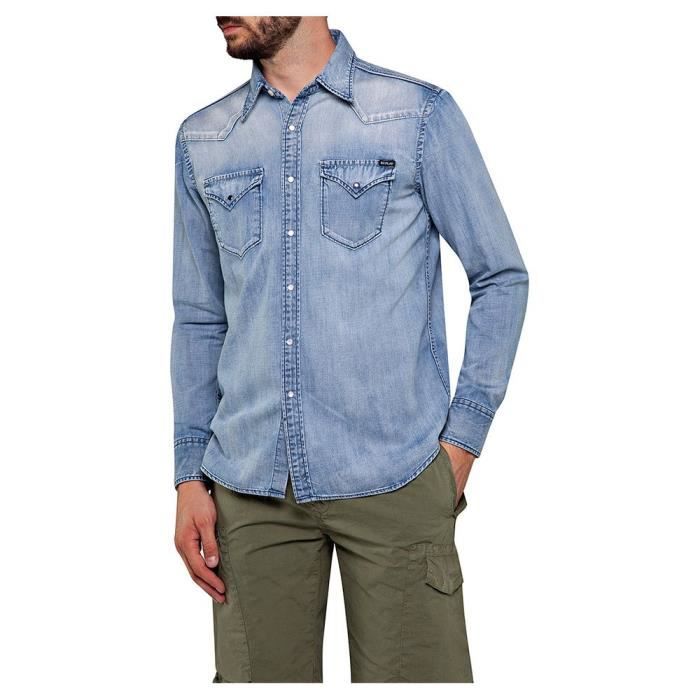 Vêtements Homme Chemises Replay M4023 Shirt