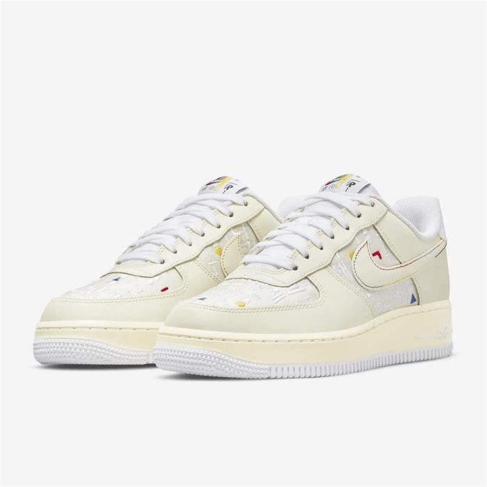 Air-Force 1 07 LV8 Hangul Day Low Homme Femme Chaussures AF1 Air-Force One Baskets Beige Pas Cher
