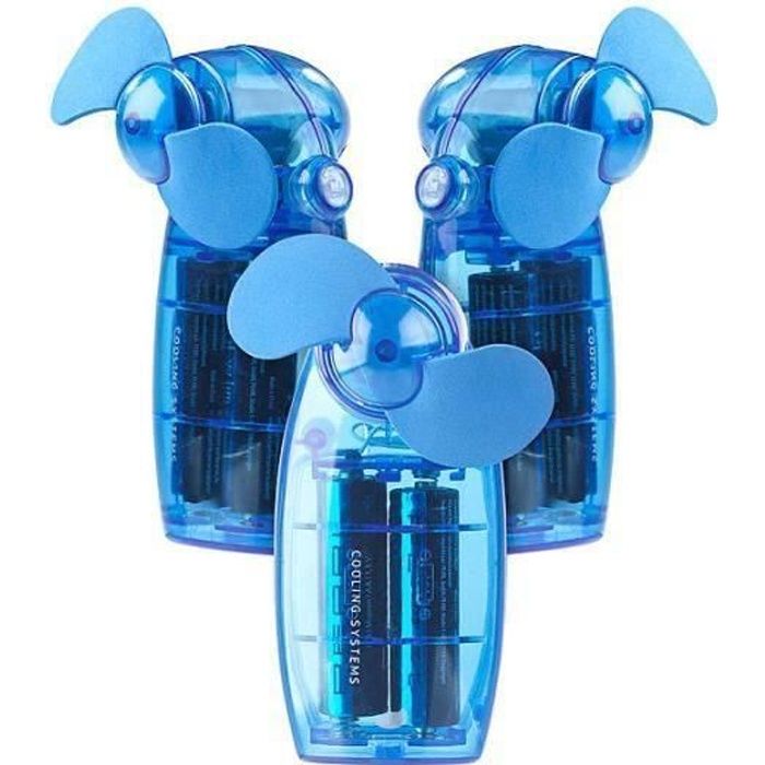 3 mini ventilateurs de poche sans fil