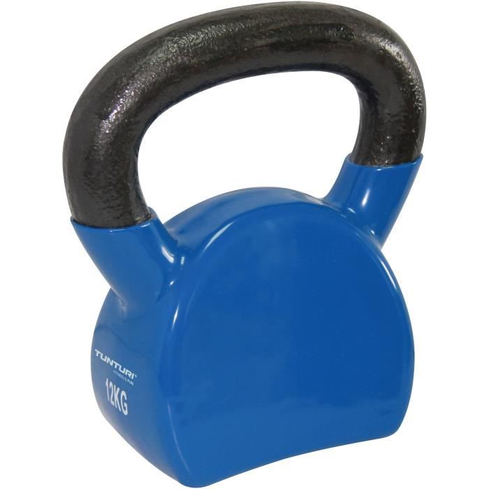 TUNTURI Kettlebell vinyle 4kg bleu