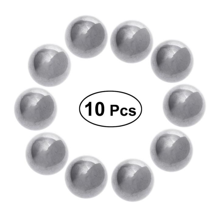 10 pcs Lisse Ronde 15mm En Acier Inoxydable Perles Chrome Précision Tactique Roulements Billes D'acier pour CORDE A SAUTER