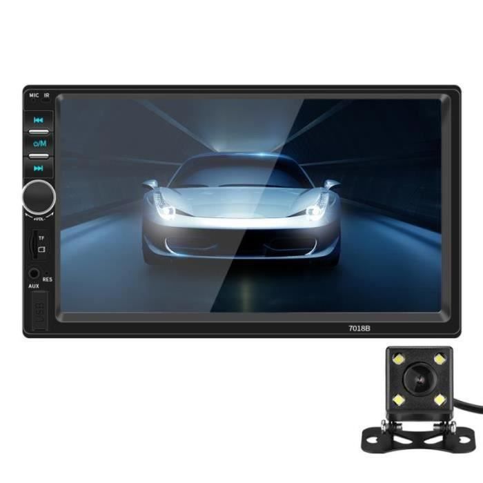 PC42799-Autoradio Bluetooth 2 Din 7 -écran tactile Mains Libres Lecteur multimédia MP5 Stéréo de voiture FM